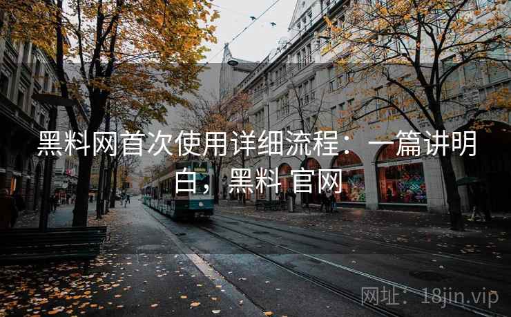 黑料网首次使用详细流程：一篇讲明白，黑料 官网