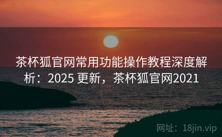 茶杯狐官网常用功能操作教程深度解析：2025 更新，茶杯狐官网2021